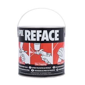 U-POL REFACE 2K Polyester Spray Putty - U-POL UP0719, UP0733