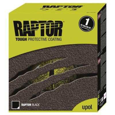 U-POL® 0820VG Low VOC Raptor Kit, 4 L, Black, 125 sq-ft Coverage - U-POL 0820VG