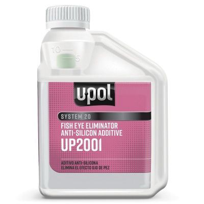 U-POL® SYSTEM 20 UP2001 Fisheye Eliminator Anti-Silicone Additive, 250 mL Bottle, Clear, Liquid - U-POL UP2001