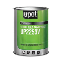 U-POL® SYSTEM 20 UP2253V High-Build 2K Multi-Purpose Primer, 1 gal Tin, Gray, 4:1 Mixing, High-Build - U-POL UP2253V