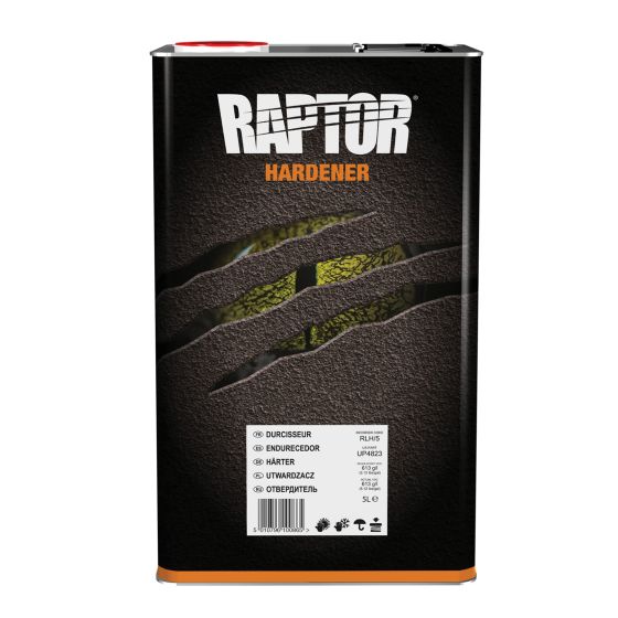 U-POL® RAPTOR® UP4824 2.6 VOC Raptor Hardener, 5 L Pail, Colorless - U-POL UP4824
