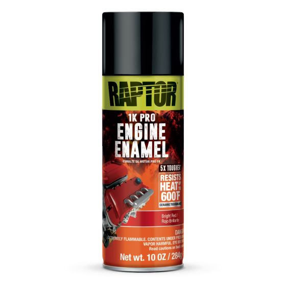 RAPTOR Engine Enamel Bright Red 300 mL - U-POL 4921