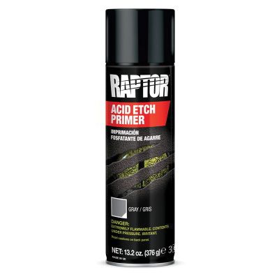 U-POL® RAPTOR® UP5023 1K Acid Etch Primer, 400 mL Aerosol Can, Gray, Liquid, 48.4 sq-ft Coverage - U-POL UP5023