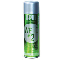 U-POL® UP0789 WELD#2 Weld-Through Primer, 450 mL, Metallic Silver, 53.8 sq-ft Coverage, 10 to 20 min Air Dry Curing - U-POL UP0789