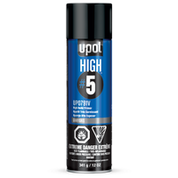 U-POL® UP0791V HIGH #5 High-Build Primer, 450 mL, Gray, 21.5 sq-ft Coverage, 60 min Dry Curing - U-POL UP0791V