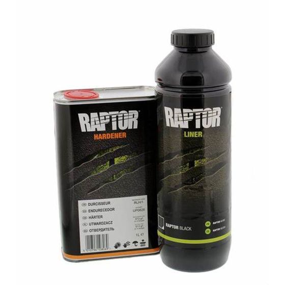 U-POL® pbo1lb Poly Bottle, 1 L, Black - U-POL PBO1LB