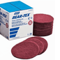 Norton® Bear-Tex® 34770 Thin-Flexible Disc, 320/400 Grit, Very Fine Grade, Maroon