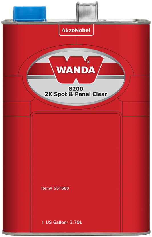Wanda 8200 2K Spot & Panel Clear - (3:1) 1 US Gallon