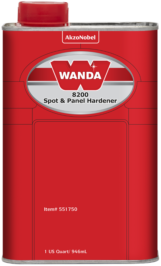 Wanda 8200 2K Spot & Panel Hardener 1 US Quart