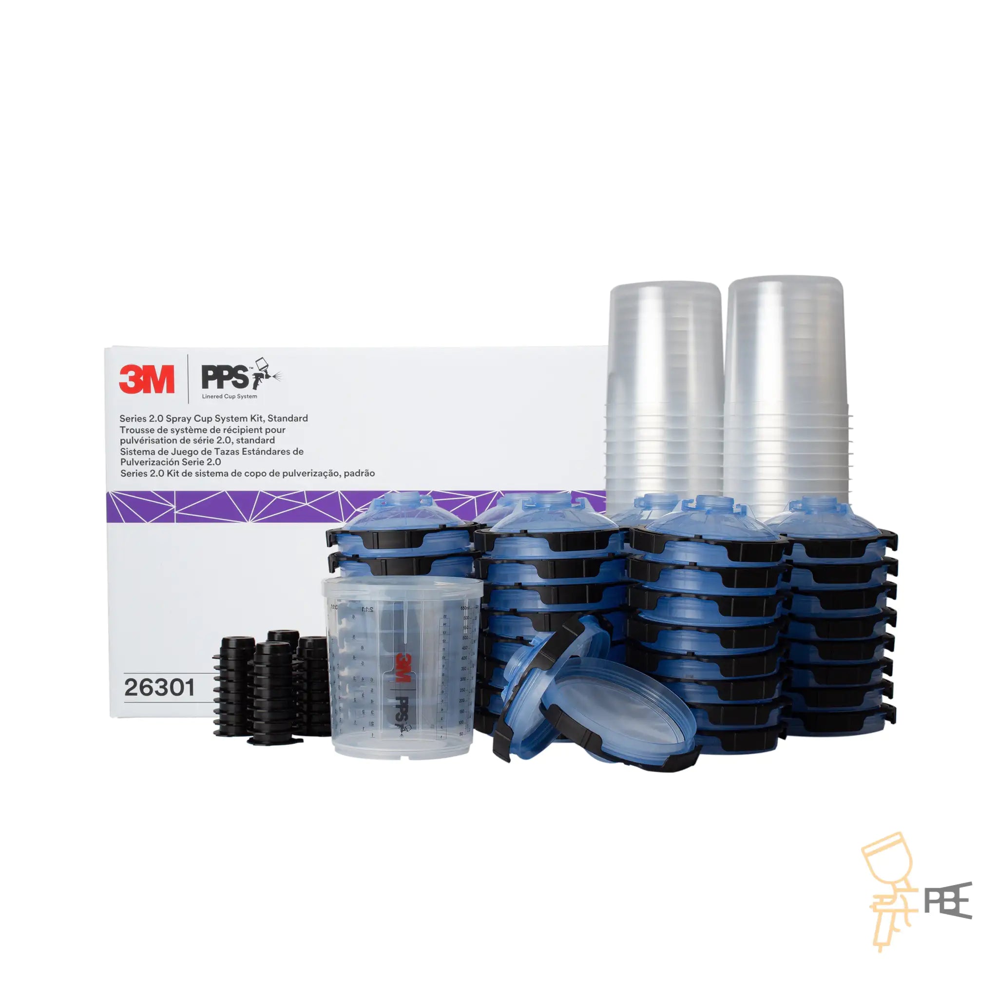 3M™ PPS Cups and Liner System 2.0, 125 Micron – PBE Direct
